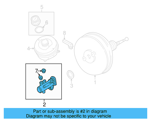 Brake Master Cylinder 8E0-611-021-B