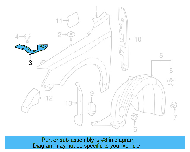 Fender Brace 5K6-821-135