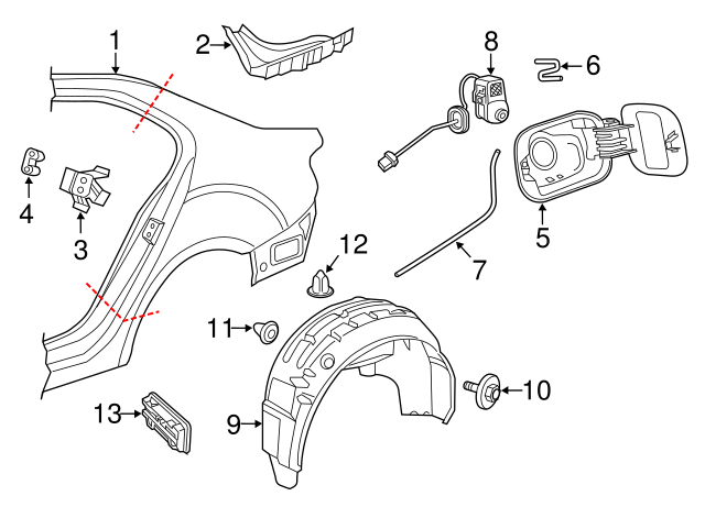 Pillar Reinforced Nut Plate 6R0-810-681