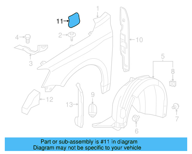Sound Absorber 5C6-864-236-B - View 11