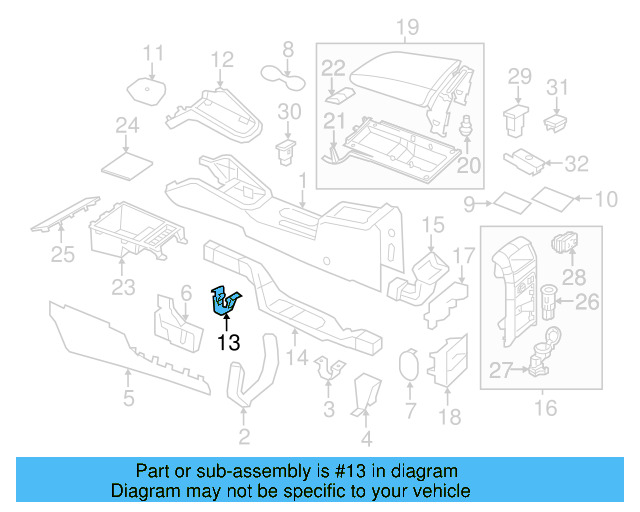 Side Cover Clip 1K0-867-388-A - View 117