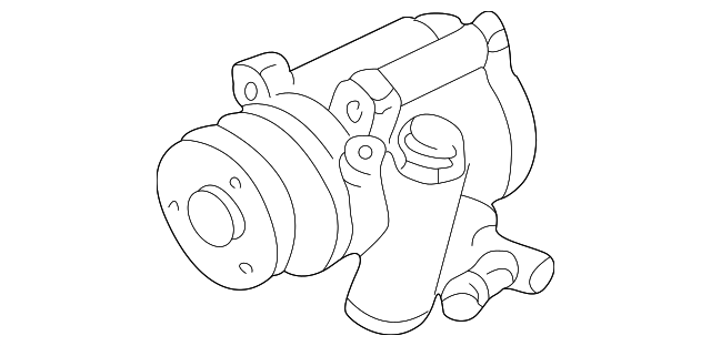 Power Steering Pump 6K0-422-154 - View 2