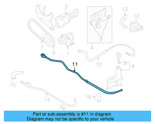 Pressure Hose 1E1-422-893 - View 3