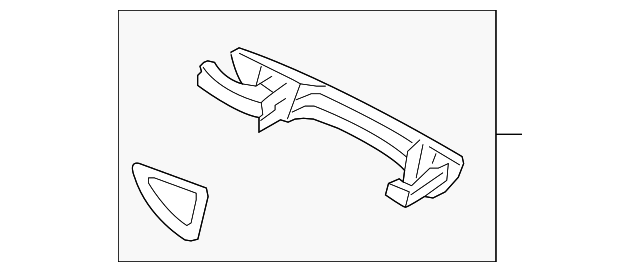 Handle, Outside (Unpainted) 1k8837206fgru