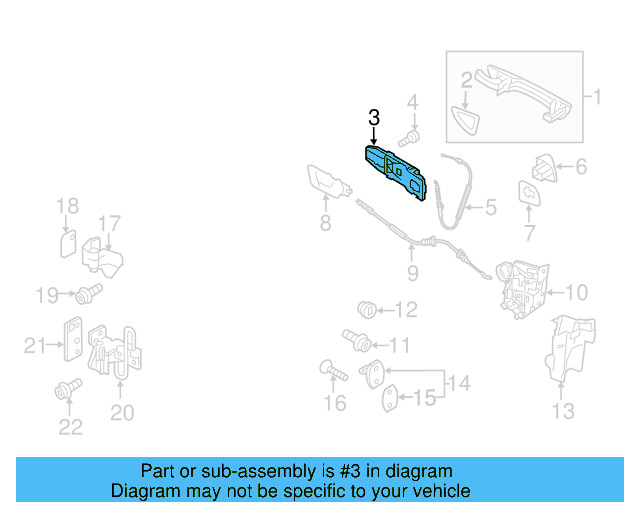 Handle, Outside Packing 1K8-837-087-B - View 25