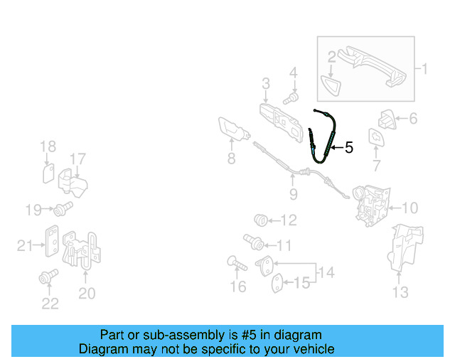 Cable 5N0-837-017-E - View 13