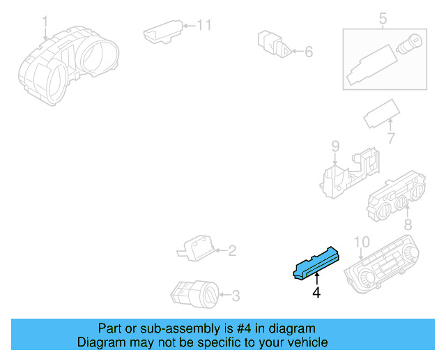 Air Bag Lamp 5C6-919-234-C - View 5