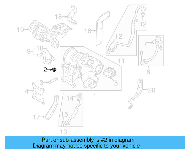 Turbocharger Lock Nut WHT-007-210 - View 8