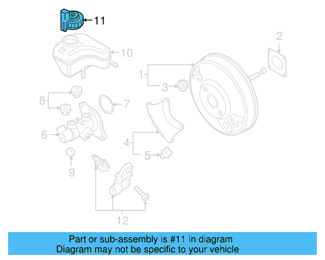 Reservoir Cap 1K2-611-349-C - View 3
