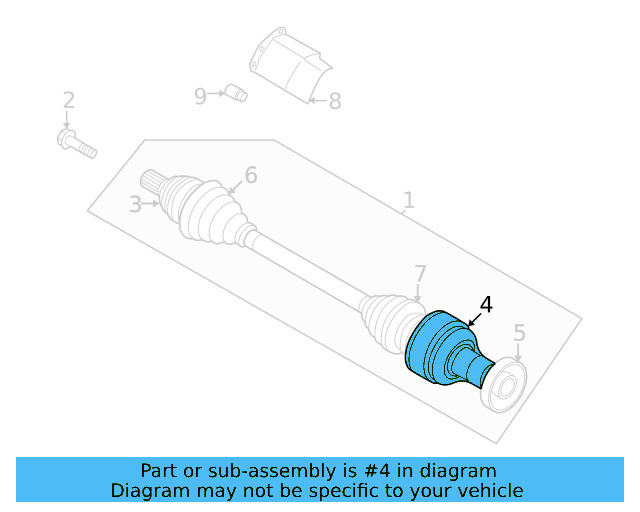 Inner Joint Assembly 5QN-498-103-B - View 4