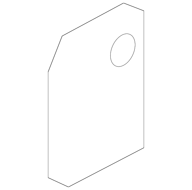 Upper Hinge Backing Plate 1K0-831-282-B - View 9