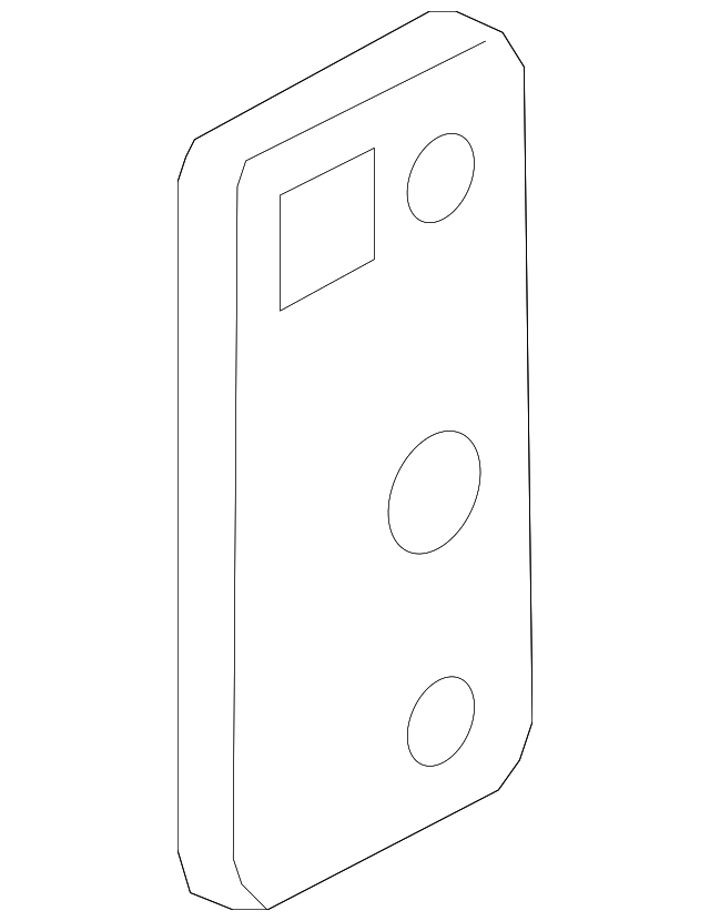 Upper Hinge Backing Plate 1K0-831-282-B - View 8