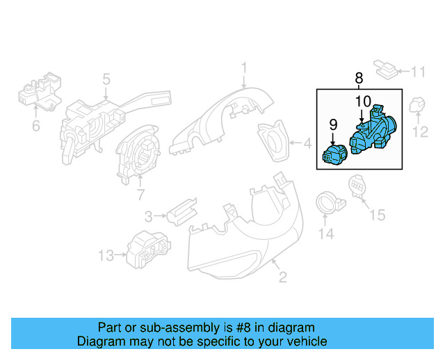 Ignition Lock Housing 5C6-905-841 - View 8