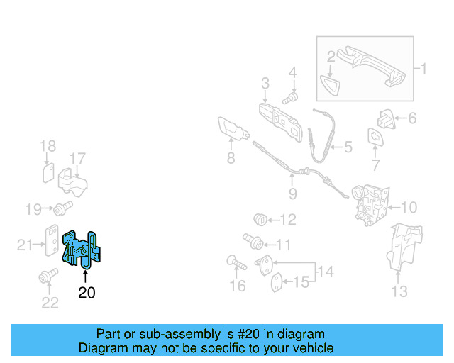 Lower Hinge 1K4-833-411-Q - View 17