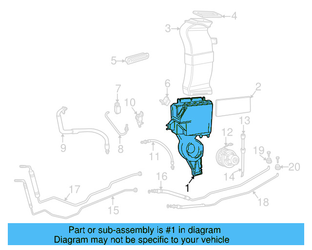 Evaporator Assembly 7D0-820-121 - View 3