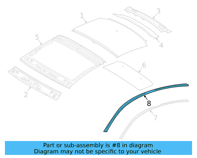 Water Deflector 3G8-854-701-H-7Z7 - View 3