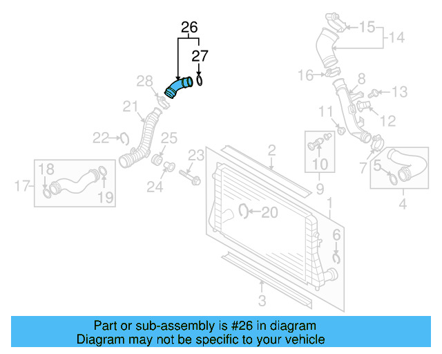 Connector Hose 1K0-145-828-AC - View 18