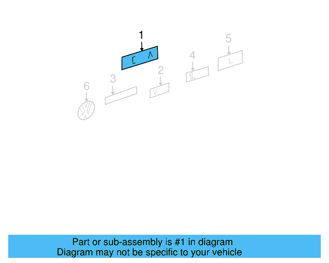 Nameplate 1J0-853-675-C-739 - View 19