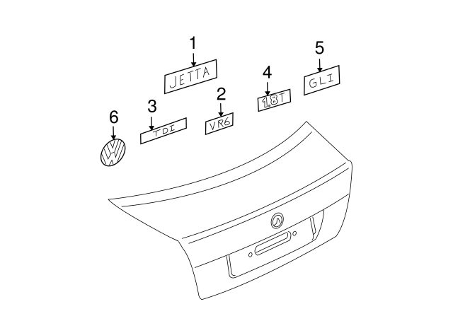 Nameplate 1J0-853-675-C-739 - View 5