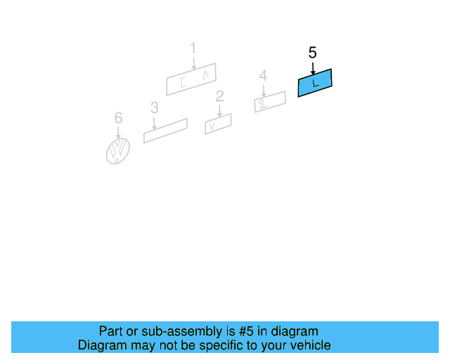 Nameplate 1J0-853-675-C-739 - View 13