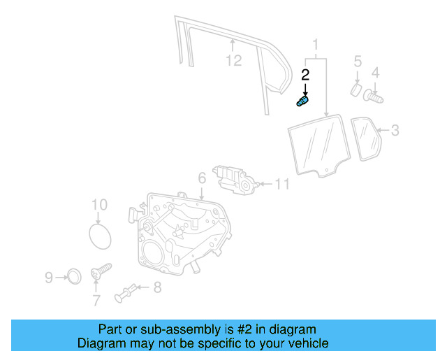 Movable Glass Pin 6N0-839-511 - View 23