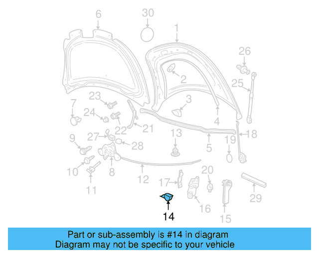 Release Cable Clip 191-823-567 - View 8