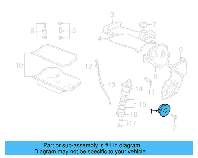 Damper & Pulley 021-105-243-D - View 3