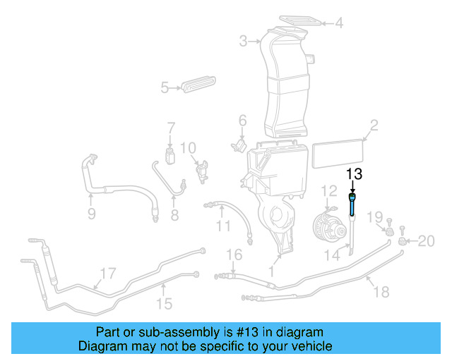 Drain Hose 703-820-637 - View 3