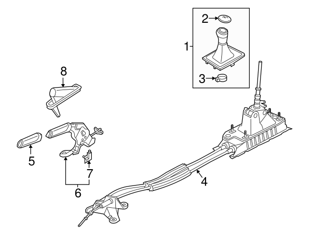 Shifter Assembly 1K0-711-049-CC