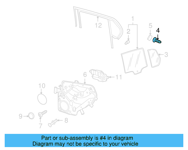 Door Check Bolt WHT-002-109 - View 47