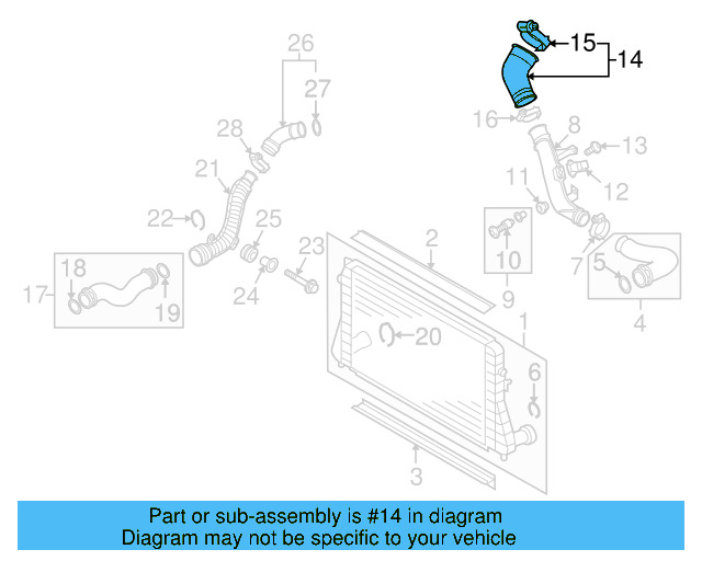 Pressure Tube 1K0-145-838-AG - View 33