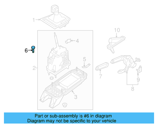 Parking Brake Control 5C0-711-303-CC-MNZ - View 5