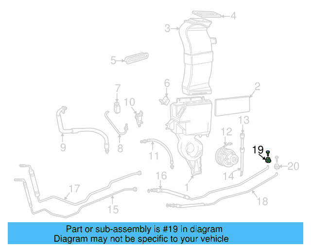 Return Hose Grommet 701-820-751 - View 3