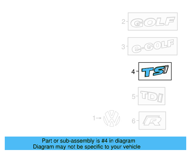 Nameplate 5G0-853-675-A-JZQ - View 4