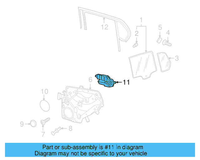 Window Motor 5K0-959-703-C-VW2 - View 9