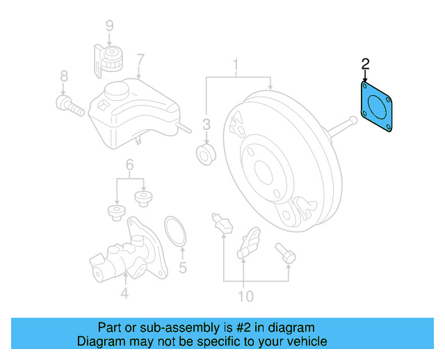 Booster Assembly Gasket 6Q0-612-161 - View 18