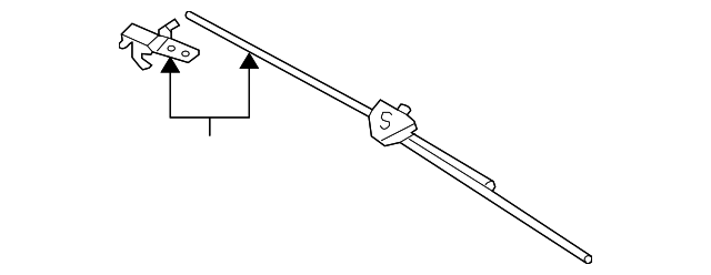 Convertible Top Latch 1Y0-871-383-H-Y20