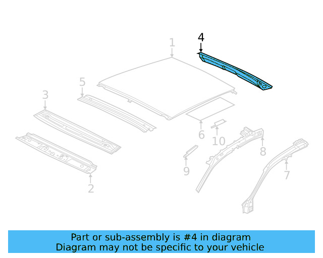 Rear Header 17A-817-163 - View 6