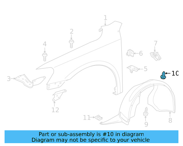 Fender Liner U N-909-591-01 - View 114