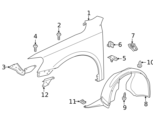 Fender Liner U N-909-591-01 - View 27