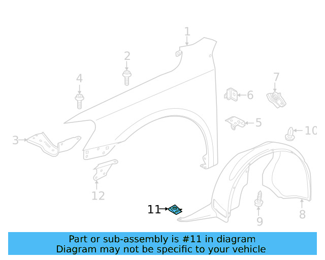 Fender Liner U N-909-591-01 - View 28