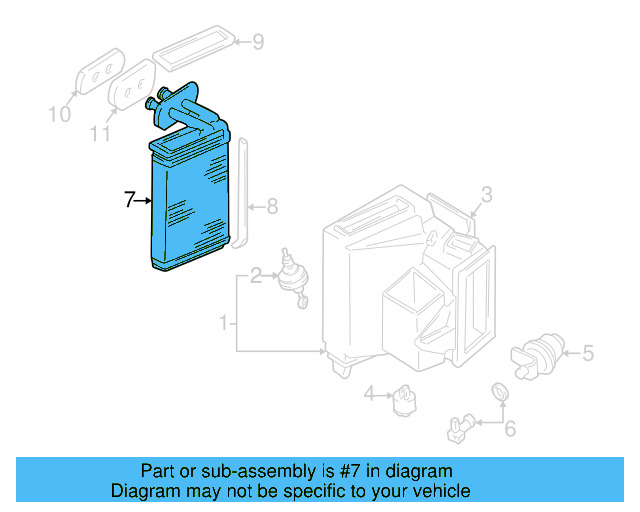 Heater Core 701-820-031 - View 10