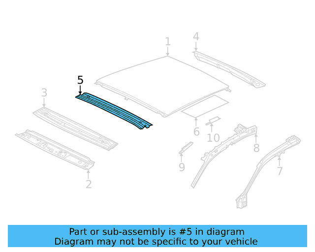 Roof Reinforced 17A-817-119-A