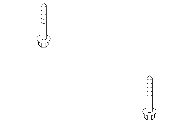 Engine Cradle Mount Bolt N-105-580-02 - View 4