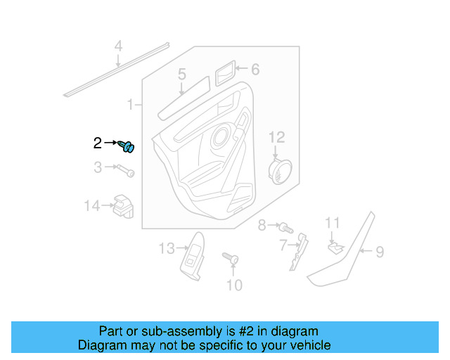 Door Trim Panel Screw WHT-005-228 - View 17