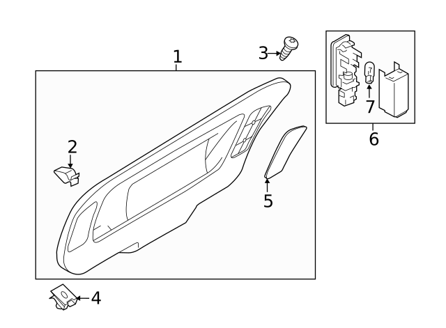 Luggage Lamp 3G0-947-101-A - View 18