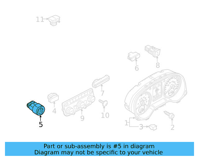 Warning Buzzer 8E0-919-279 - View 34