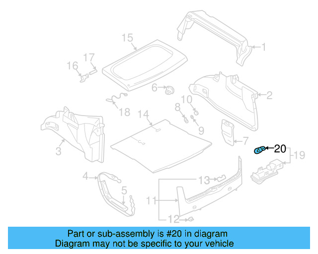 O'head Lamp Bulb N-017-753-5 - View 94