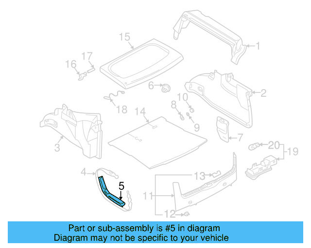 O'head Lamp Bulb N-017-753-5 - View 95