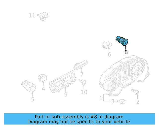 Switch 1K0-927-121-B-REH - View 14